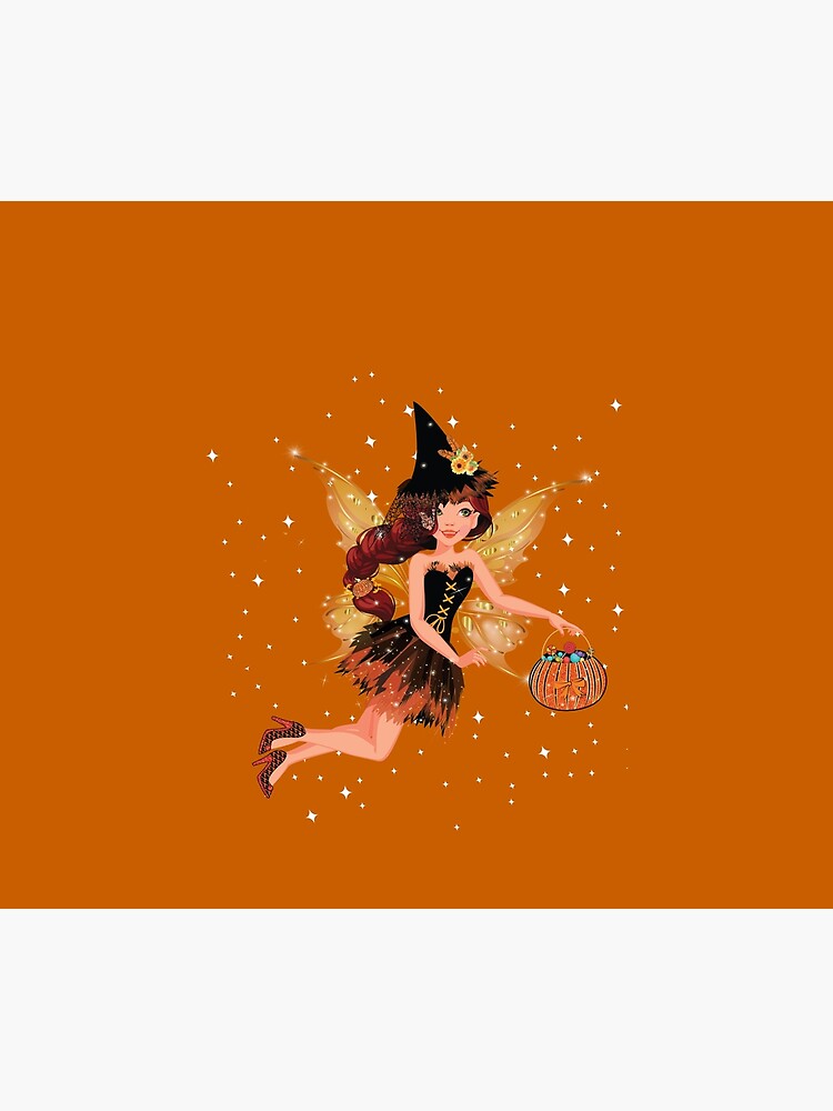 Thumbnail 2 of 2, Duvet Cover, Gigi The Chic Magical Fairy's Halloween Costume™ designed and sold by TeelieTurner.
