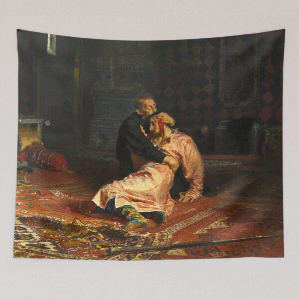 Item preview, Ivan the Terrible and His Son Ivan on November 16th, 1581_Ilya Repin  Russian-empire painter of Ukrainian birth designed and sold by HomeGallery.