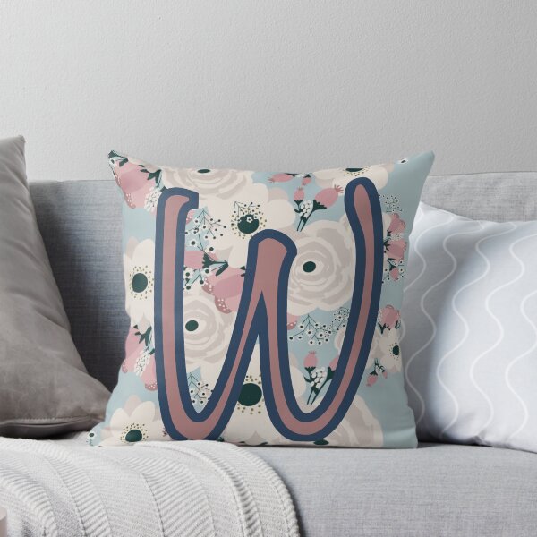 Artikelvorschau, Buchstabe "W" Blumenmuster entworfen und verkauft von HJSMonkey.