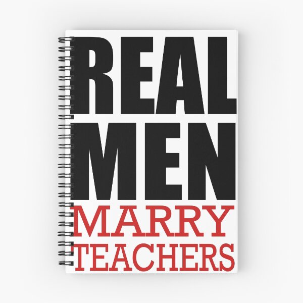Item preview, Real Men Marry Teachers designed and sold by CreativeStrike.