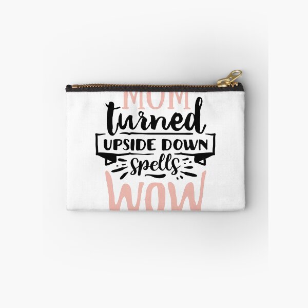 Item preview, Mom Turned Upside Down Spells Wow - Beautiful CutePink Design for Mom and Mothers Day designed and sold by Prince - Bestseller ★★★★★.