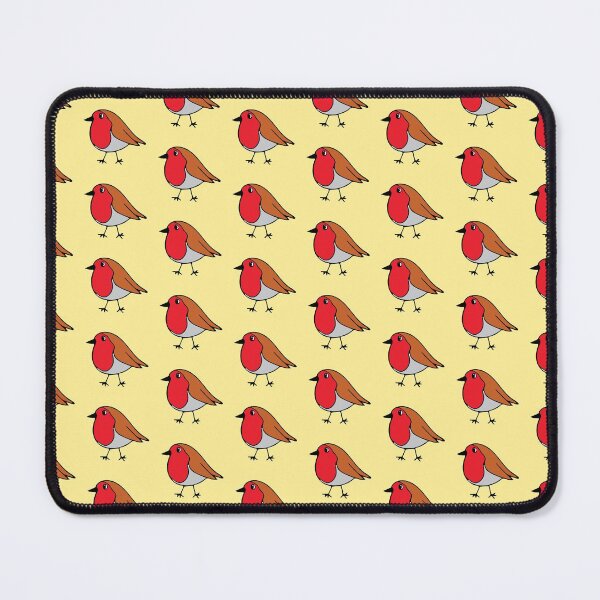Artikelvorschau, Robin-Print auf Gelb entworfen und verkauft von LittleBettyMakes.