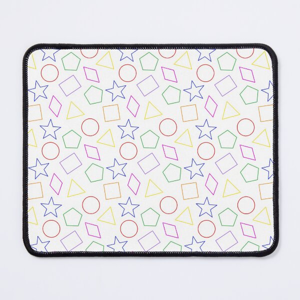 Item preview, Rainbow outline geometric shapes designed and sold by LittleBettyMakes.