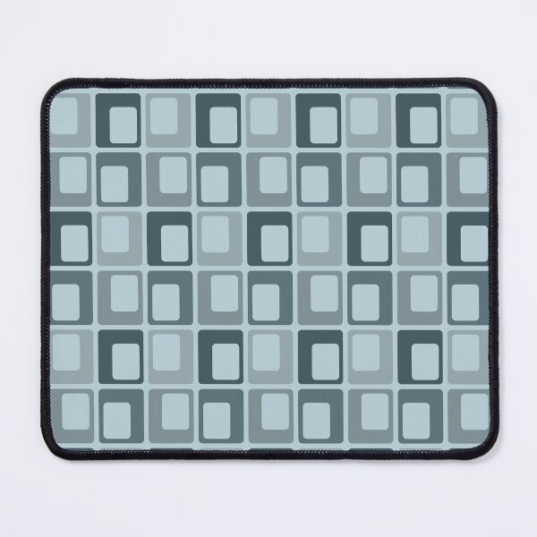 Item preview, Storm Blue Retro Rectangles designed and sold by weirdAffect.