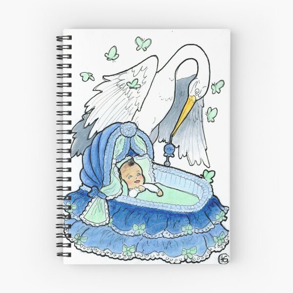 Item preview, Precious Baby Boy designed and sold by The Illustrated Owl.