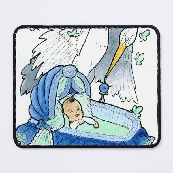 Item preview, Precious Baby Boy designed and sold by The Illustrated Owl.