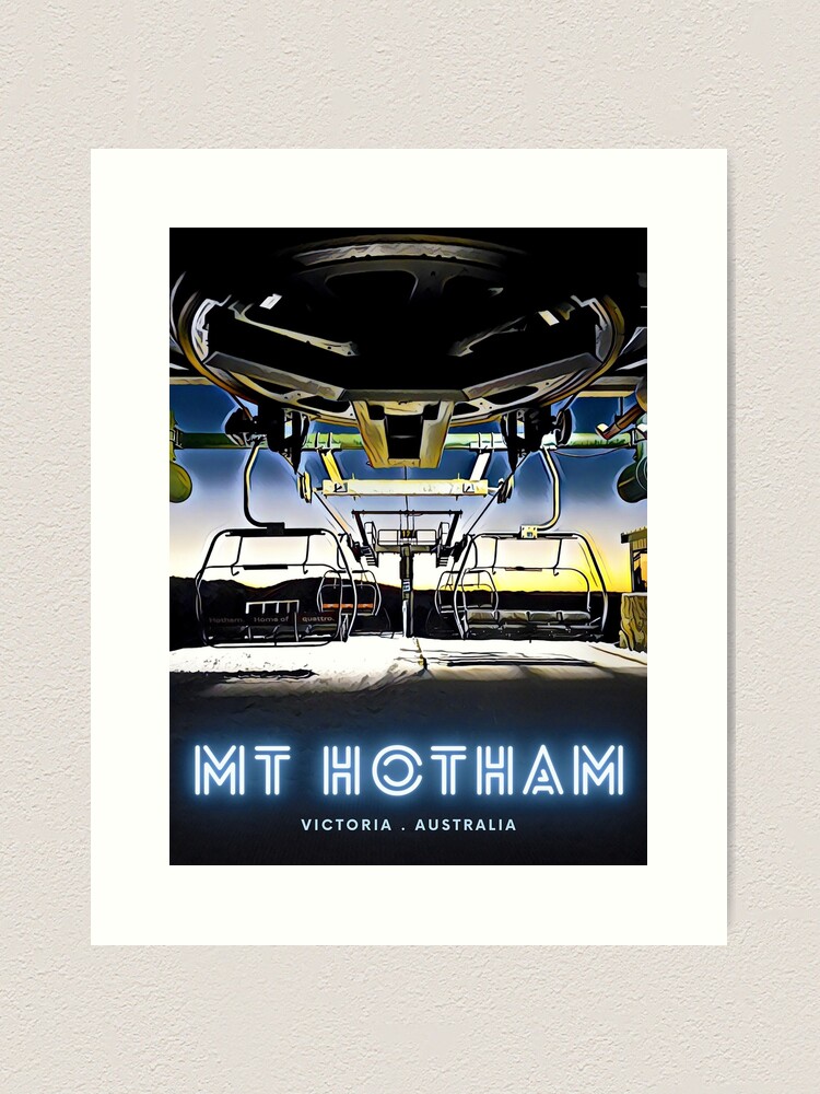 Thumbnail 2 of 3, Art Print, Mt Hotham designed and sold by ajdesignsau.