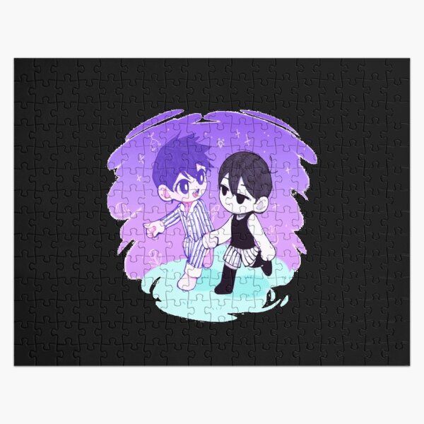 Omori RPG Game Sunny and Basil Perler Keychain or Magnet or Pin or Sprite