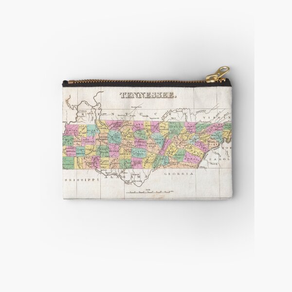 Item preview, Vintage Map of Tennessee (1827) designed and sold by BravuraMedia.