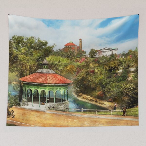 Item preview, City - Cincinnati OH - The Spring House Gazebo 1910 designed and sold by Mike Savad Photography.