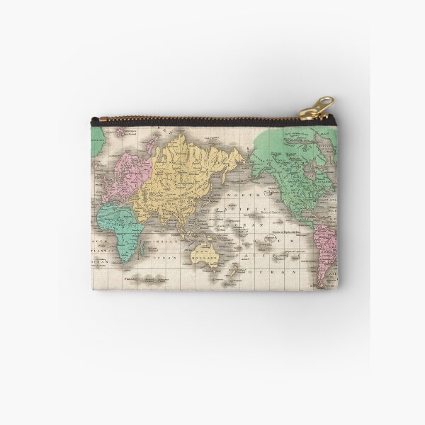 Item preview, Vintage Map of The World (1827) designed and sold by BravuraMedia.