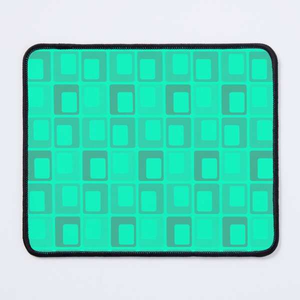 Item preview, Turquoise Retro Rectangles designed and sold by weirdAffect.