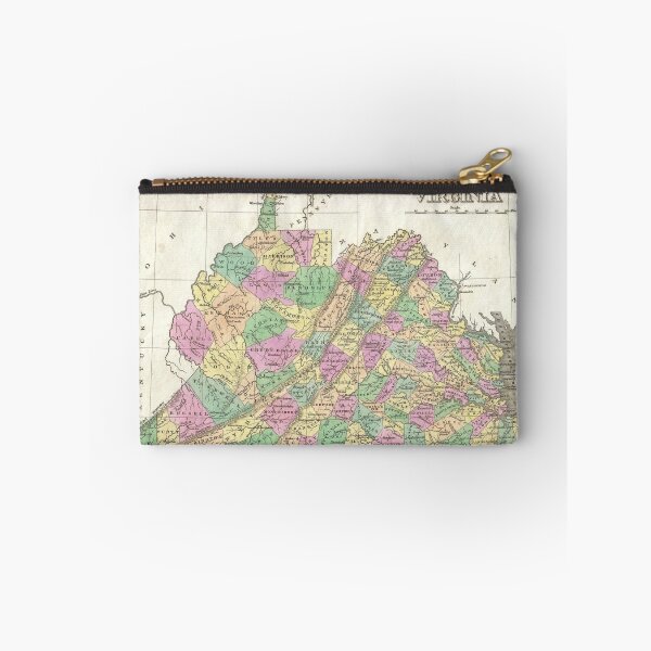 Item preview, Vintage Map of Virginia (1827) designed and sold by BravuraMedia.