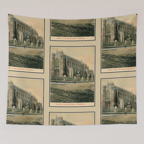 Item preview, Antique church of the Sacred Heart Wimbledon designed and sold by aapshop.