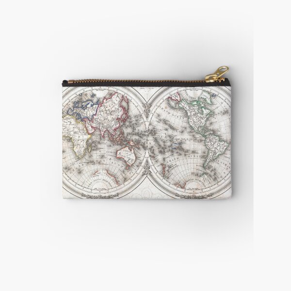 Item preview, Vintage Map of The World (1848)  designed and sold by BravuraMedia.