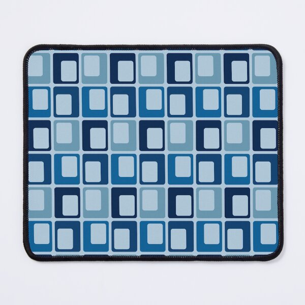 Item preview, Blue Retro Rectangles designed and sold by weirdAffect.