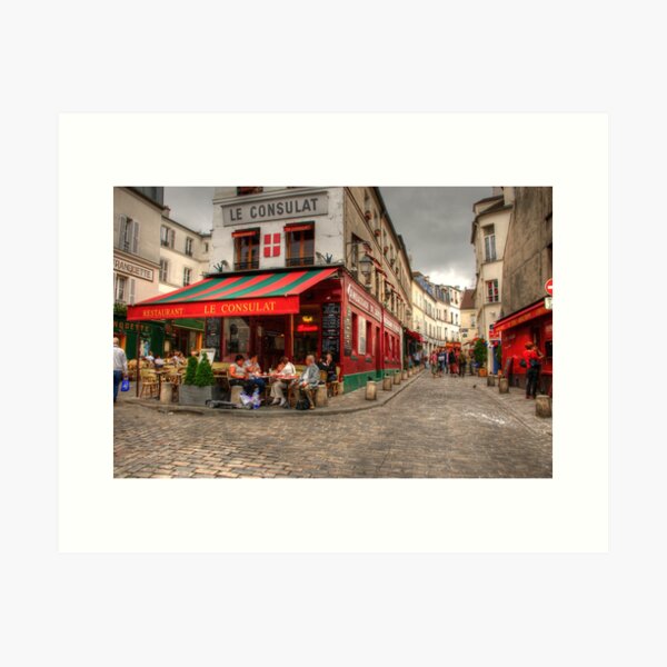 Item preview, French Lifestyle Scene in Montmartre, Paris, France designed and sold by MaluC.
