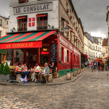 Artwork thumbnail, French Lifestyle Scene in Montmartre, Paris, France by MaluC