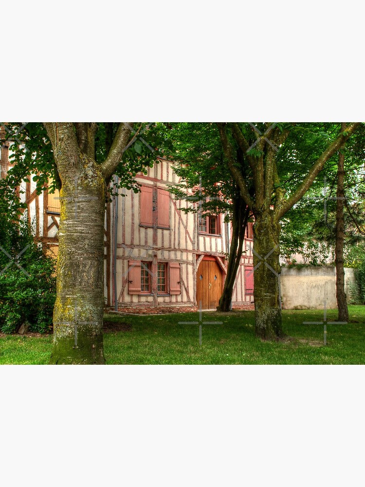 Thumbnail 3 of 3, Art Print, Little Pink House in the Woods designed and sold by MaluC.