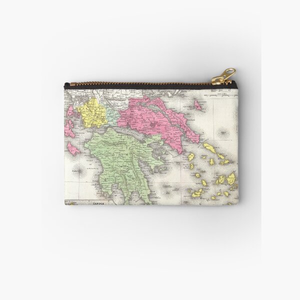 Item preview, Vintage Map of Greece (1853) designed and sold by BravuraMedia.