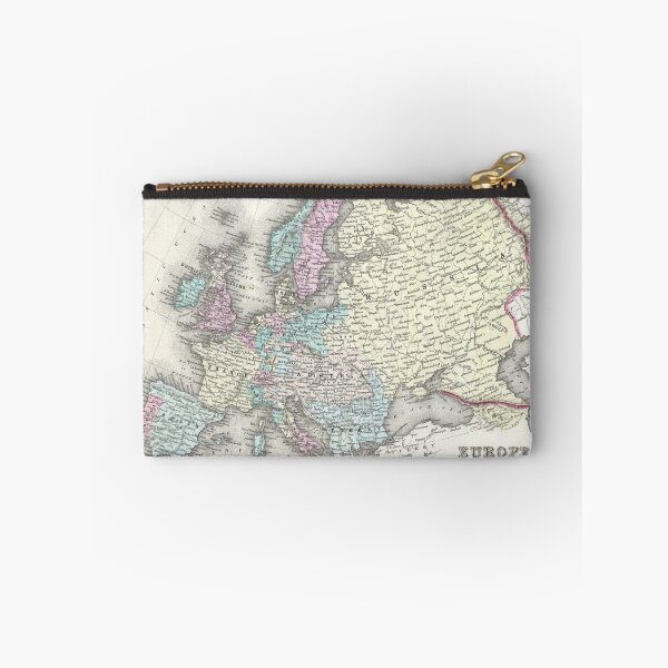 Item preview, Vintage Map of Europe (1855)  designed and sold by BravuraMedia.