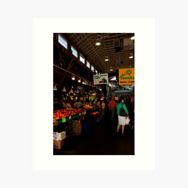Item preview, The Market at Granville Island, British Columbia, Canada designed and sold by MaluC.