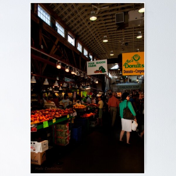 Item preview, The Market at Granville Island, British Columbia, Canada designed and sold by MaluC.