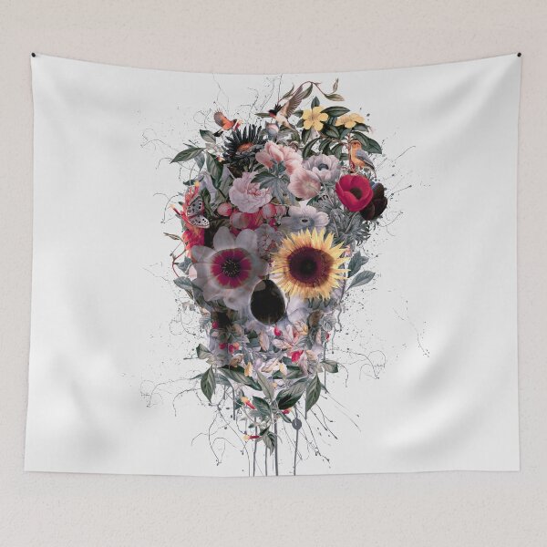 Item preview, Skull Floral designed and sold by RIZA PEKER.