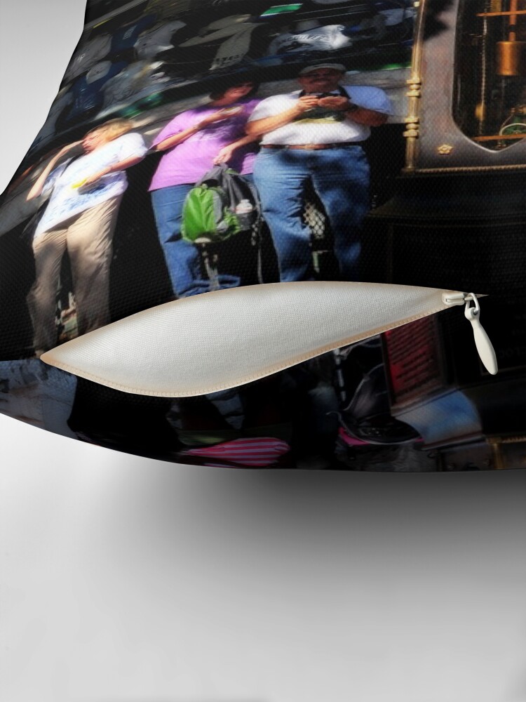 Thumbnail 2 of 4, Pillow, Steam Clock at Gastown, Vancouver, Britixh Columbia, Canada designed and sold by MaluC.