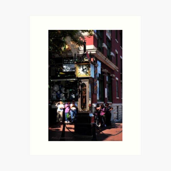 Item preview, Steam Clock at Gastown, Vancouver, Britixh Columbia, Canada designed and sold by MaluC.