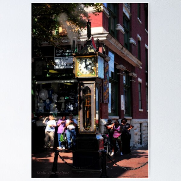 Item preview, Steam Clock at Gastown, Vancouver, Britixh Columbia, Canada designed and sold by MaluC.