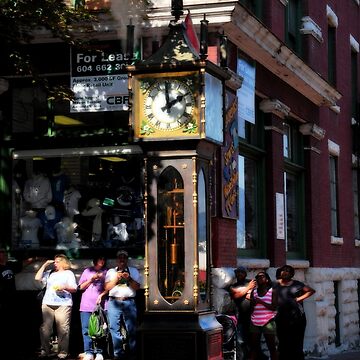 Artwork thumbnail, Steam Clock at Gastown, Vancouver, Britixh Columbia, Canada by MaluC