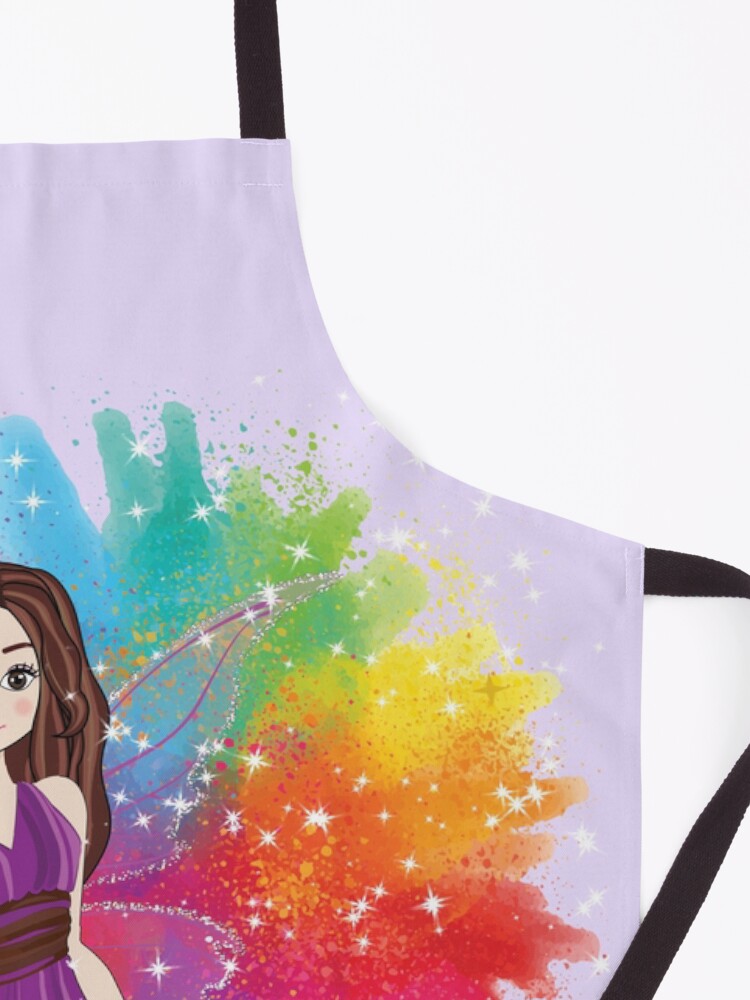 Thumbnail 3 of 6, Apron, Tianna Attends An Art Show™ designed and sold by TeelieTurner.