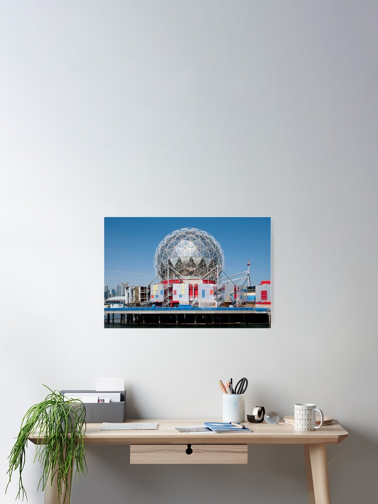 Thumbnail 2 of 3, Poster, Science World in Vancouver, British Columbia, Canada designed and sold by MaluC.