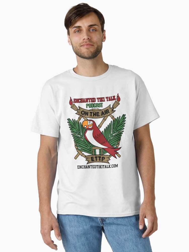 Thumbnail 1 of 7, Classic T-Shirt, Tiki Talk Pyre designed and sold by tikitalkpodcast.
