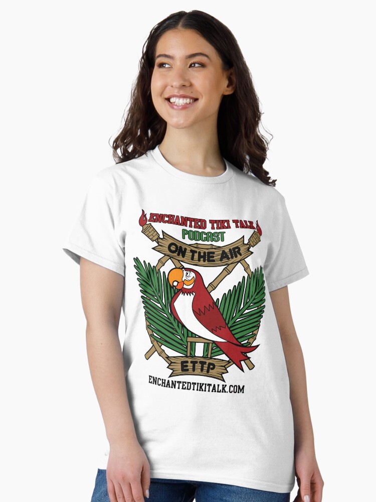 Thumbnail 2 of 7, Classic T-Shirt, Tiki Talk Pyre designed and sold by tikitalkpodcast.