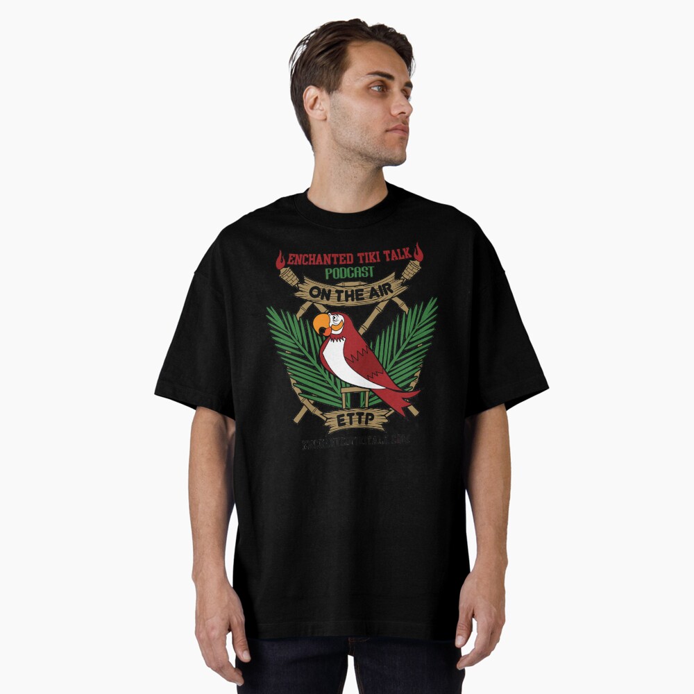 Item preview, Oversized T-Shirt designed and sold by tikitalkpodcast.