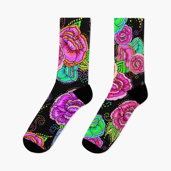 Item preview, fiesta floral designed and sold by beesocks.