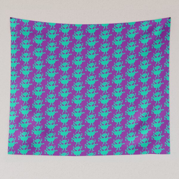 Item preview, Abstract Pattern Creature Aqua Urban Shopping Calls designed and sold by AraljanFusion.