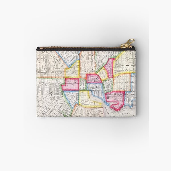 Item preview, Vintage Map of Downtown Baltimore (1860) designed and sold by BravuraMedia.