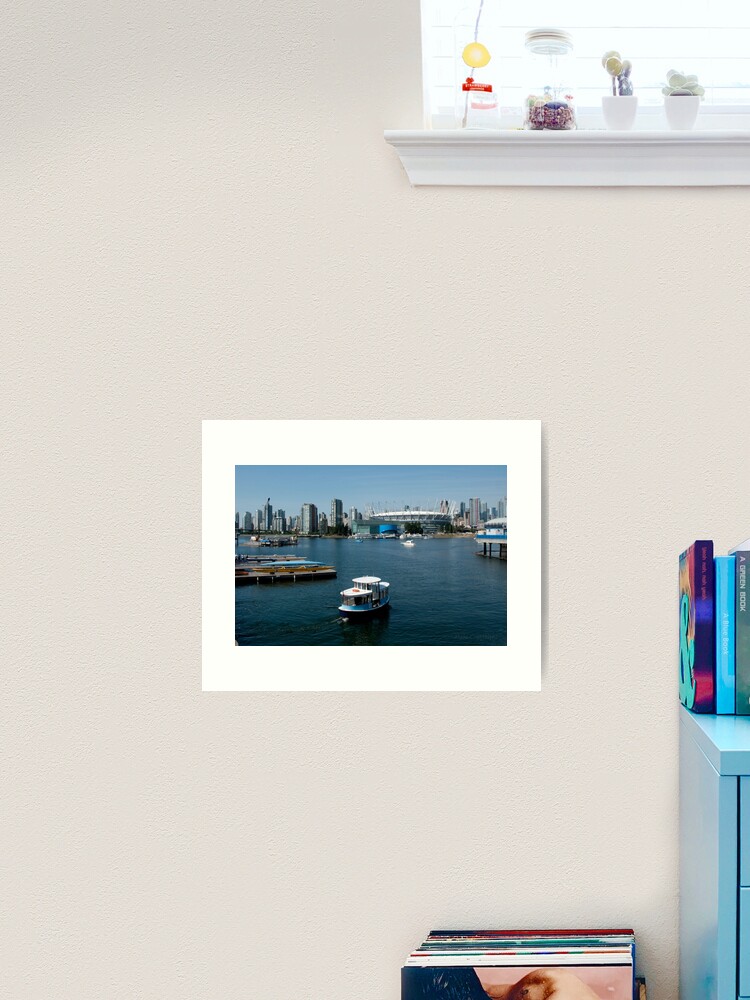 Thumbnail 2 of 3, Art Print, Vancouver Harbour, British Columbia, Canada designed and sold by MaluC.