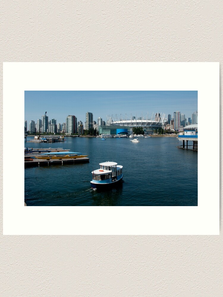 Thumbnail 1 of 3, Art Print, Vancouver Harbour, British Columbia, Canada designed and sold by MaluC.