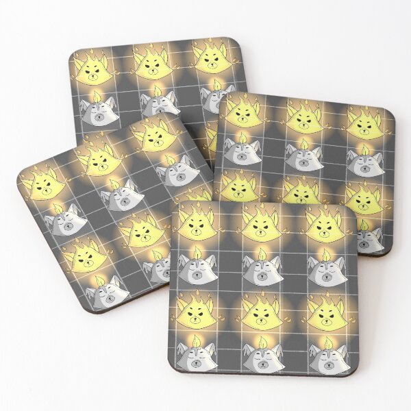Item preview, Candles and flames cats pattern designed and sold by Maypa.