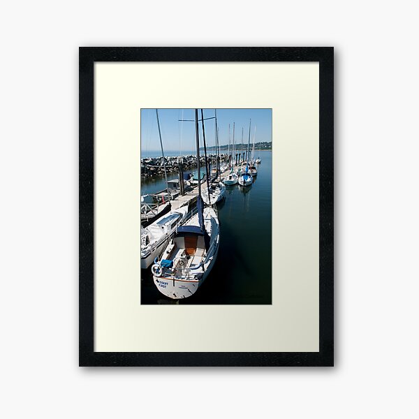 Item preview, Sailboats at the Pier, White Rock, British Columbia, Canada designed and sold by MaluC.