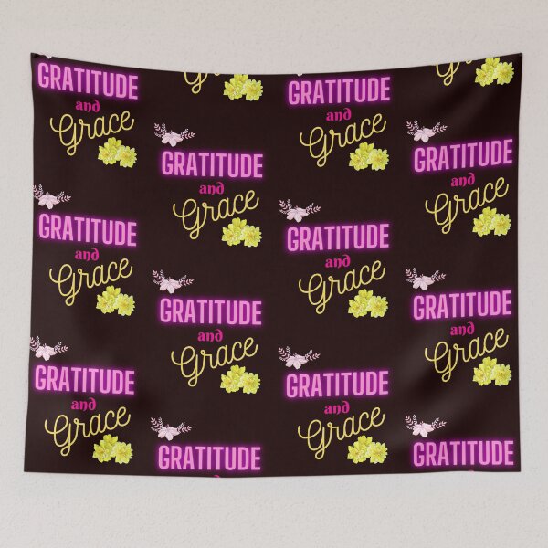 Item preview, Gratitude and Grace-Pink and Yellow  designed and sold by Trendi61.