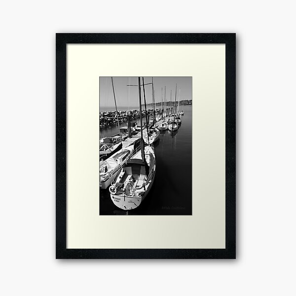 Item preview, Sailboats at the Pier, White Rock, British Columbia, Canada designed and sold by MaluC.