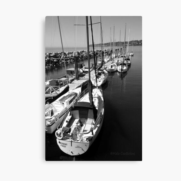 Item preview, Sailboats at the Pier, White Rock, British Columbia, Canada designed and sold by MaluC.