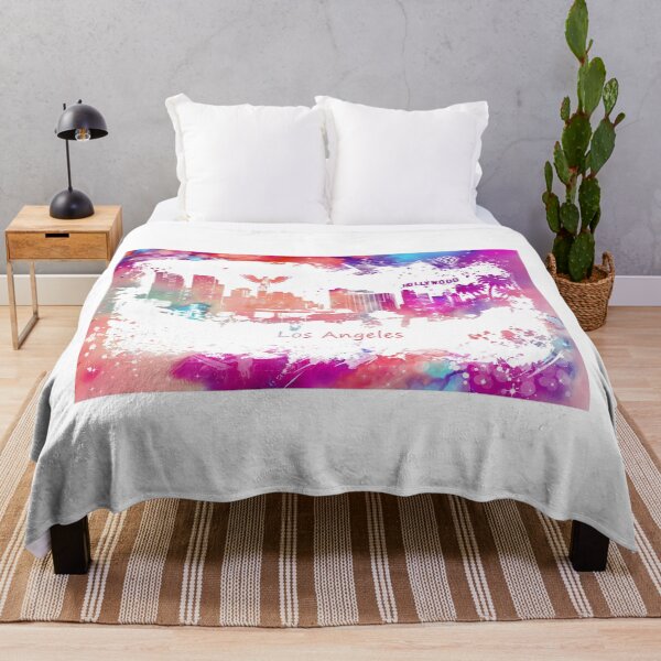 Item preview, Los Angeles Skyline purple designed and sold by JBJart.