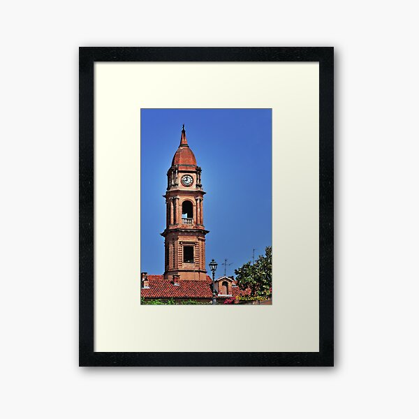 Item preview, Italian Church Bell Tower at the City of Bra Piedmonte, Cuneo, Italy designed and sold by MaluC.