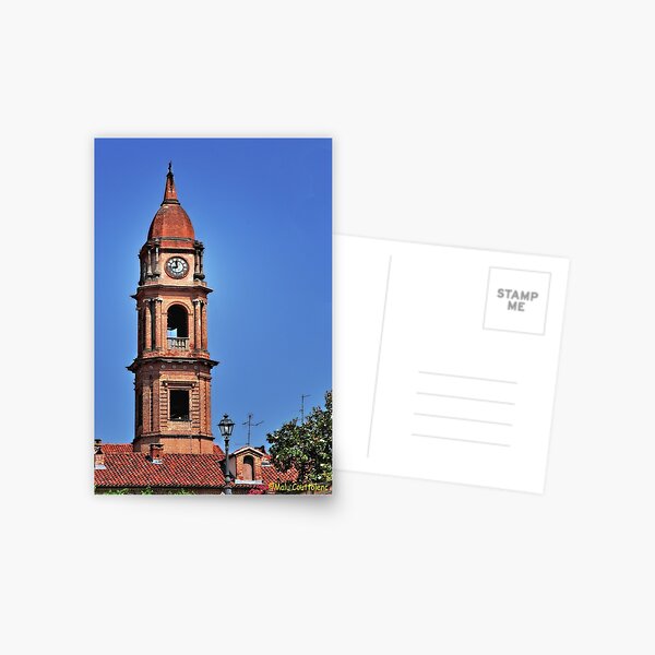 Item preview, Italian Church Bell Tower at the City of Bra Piedmonte, Cuneo, Italy designed and sold by MaluC.